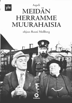 DVD-julkaisun kansi. Kuvassa terveyskaitsija Hyttinen (Juurela), konstaapeli Metso (Pöysti) ja liikemies Könönen (Tuomainen).