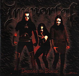 Studioalbumin Damned in Black kansikuva