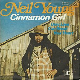 Singlen ”Cinnamon Girl” kansikuva