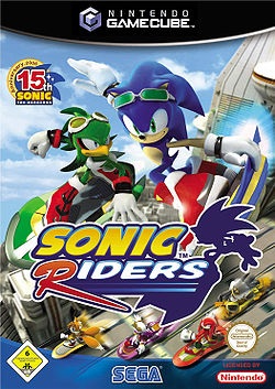 Sonic Ridersin eurooppalainen kansikuva