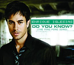 Singlen ”Do You Know? (The Ping Pong Song)” kansikuva