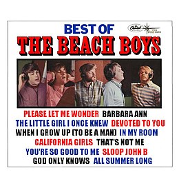 Kokoelmalevyn Best of the Beach Boys kansikuva