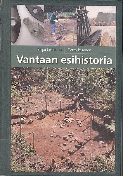 Tiedosto:Leskinen S.+ Pesonen P. 2008 Vantaan esihistoria - kansi -m.jpg