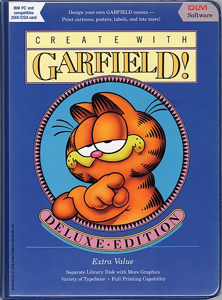 Tiedosto:Create with Garfield IBM PC box front.jpg