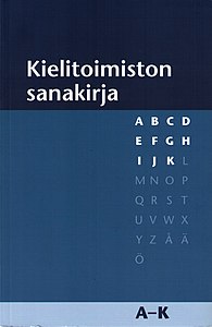 Kielitoimiston sanakirjan 1. osan kansi