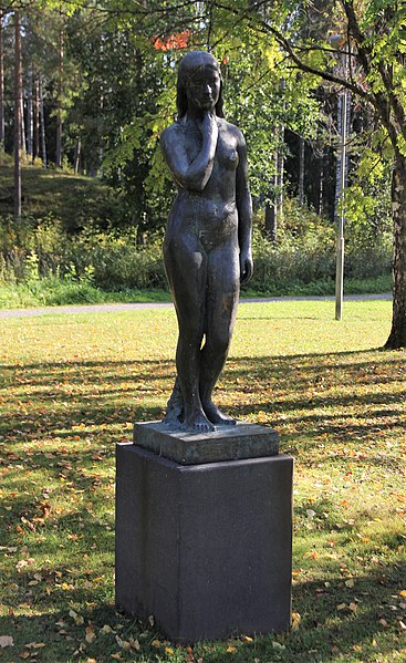 Tiedosto:Eemil Halonen - Aino - 1986 (1921) - Alannepuisto, Aittolammentie - Jynkkä - Kuopio.jpg