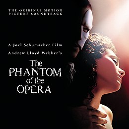 Soundtrack-albumin The Phantom of the Opera kansikuva