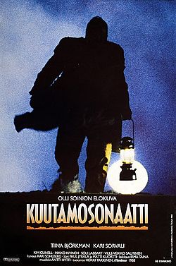 Elokuvan julisteen suunnitteli Markko Taina.