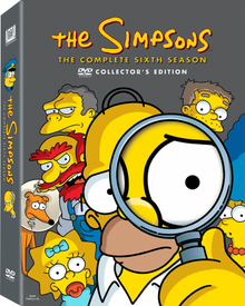 Simpsoneiden 6. tuotantokauden kansi