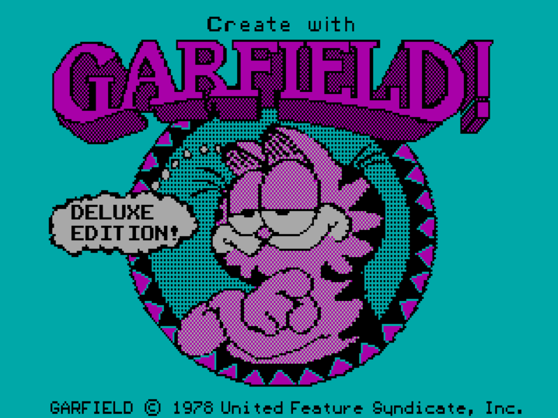 Tiedosto:Create with Garfield Deluxe Edition IBM PC.png