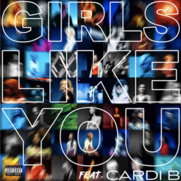 Singlen ”Girls Like You” kansikuva