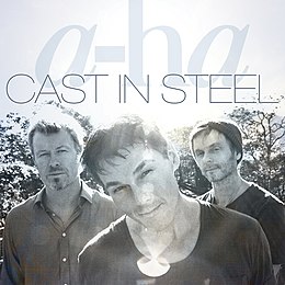 Studioalbumin Cast in Steel kansikuva