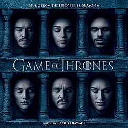 Soundtrack-albumin Game of Thrones: Season 6 kansikuva