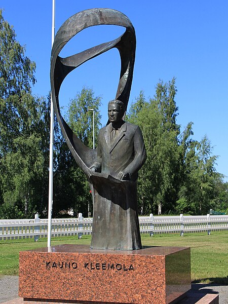 Tiedosto:Kauno Kleemola by Risto Saalasti 1981 Kokkola.JPG