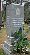 Evert Porila - Vapaussodan sankaripatsas (1920) - Hartolan hautausmaa, Kirkkotie 2 (Keskustie 55) - Hartola - 1.jpg