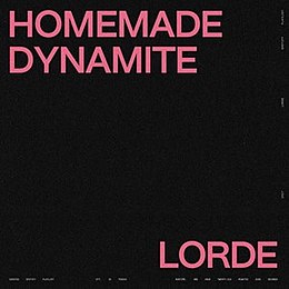 Singlen ”Homemade Dynamite” kansikuva