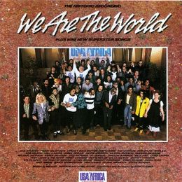 Singlen ”We Are the World” kansikuva