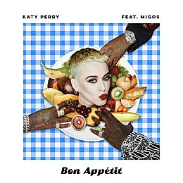 Singlen ”Bon Appétit” kansikuva
