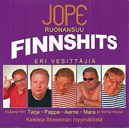 Studioalbumin Finnshits kansikuva