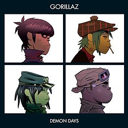 Studioalbumin Demon Days kansikuva