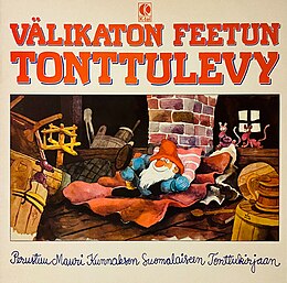 Studioalbumin Välikaton Feetun tonttulevy kansikuva