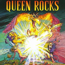Kokoelmalevyn Queen Rocks kansikuva