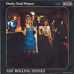 Singlen ”Honky Tonk Women” kansikuva