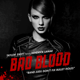 Singlen ”Bad Blood” kansikuva