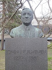 John Nurmisen rintakuva, 1971 (1948), Rauma.