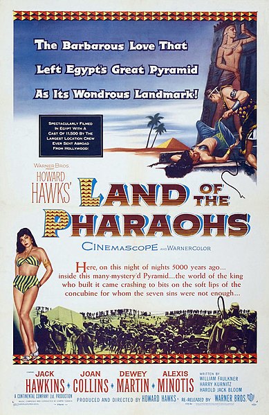 Tiedosto:Land of the Pharaohs 1955 poster.jpg