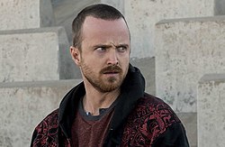 Jesse Pinkman Breaking Badin viimeisellä tuotantokaudella.