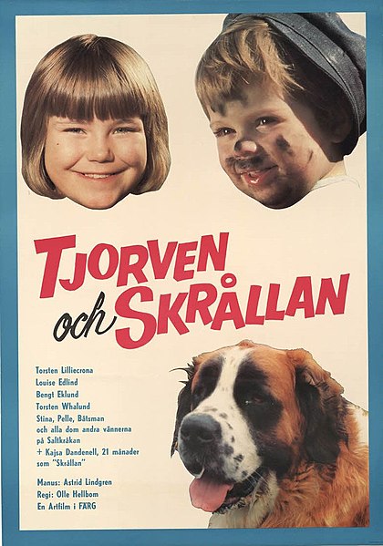 Tiedosto:Tjorven och Skrållan 1965 poster.jpg