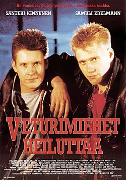 Kari Paljakan ja Sari Poijärven suunnittelema elokuvan juliste vuodelta 1992.