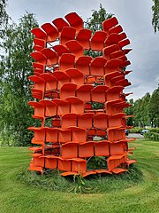 Tuoli-installaatio 2019, Kuhmo.