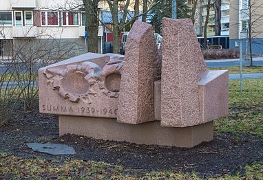 Summan taistelun muistomerkki, 1965, Turku.