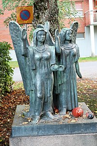 Kaksi enkeliä, 1962, Kuopio.