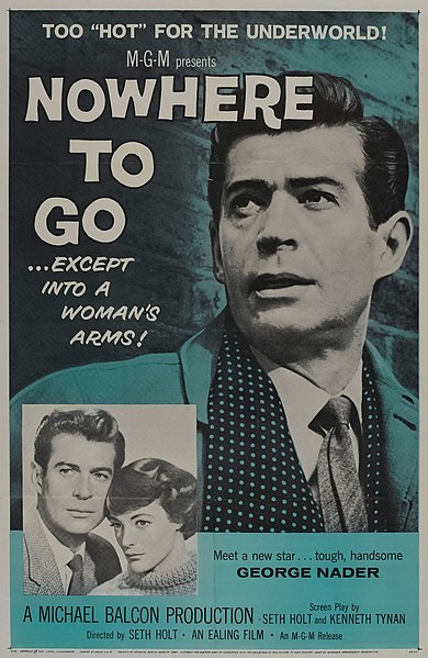 Tiedosto:Nowhere to Go 1958 poster.jpg