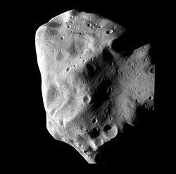 Lutetia Rosetta-luotaimen kuvaamana. Lähde:ESA