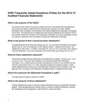 Thumbnail for File:Audit FAQ 2013 Final.pdf