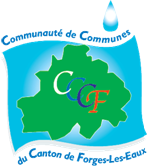 Forges-les-Eaux kantonu belediyeleri Topluluğu arması