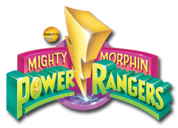 logo de papier peint puissant des power rangers de morphine