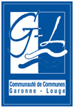 Brasão de armas da Comunidade das comunas de Garonne Louge