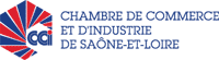 logotipo da câmara de comércio e indústria de Saône-et-Loire