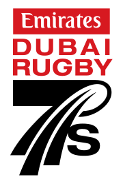 A kép leírása Emirates Dubai Rugby Sevens 2012.svg logó.