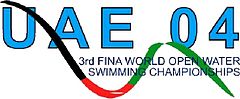 Descripción de la imagen Logotipo del Campeonato Mundial de Natación en Aguas Abiertas 2004.jpg.