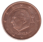 BE 2 euro cent 2009 Albert II.png