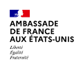 Bloc-marque de l'ambassade de France aux États-Unis.