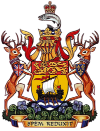 Imagen ilustrativa del artículo Escudo de armas de New Brunswick