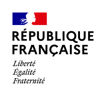 Frankrikes logotyp, antagen 1999, renoverades 2020.
