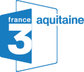 Ancien logo de France 3 Aquitaine du 7 janvier 2002 au 6 avril 2008.